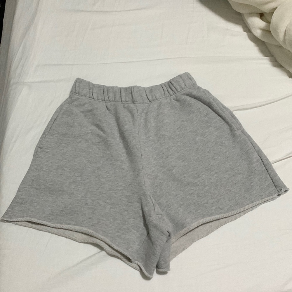 Gray Aerie Fleece Shorts